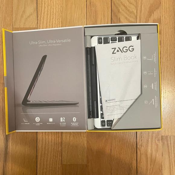 NIB Slim book Tablet Keyboard Case for iPad Mini 2/3 - Picture 2 of 4